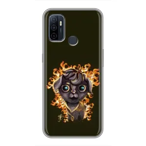 Чехлы на военную тематику для Oppo A53 (Бавовна мем)