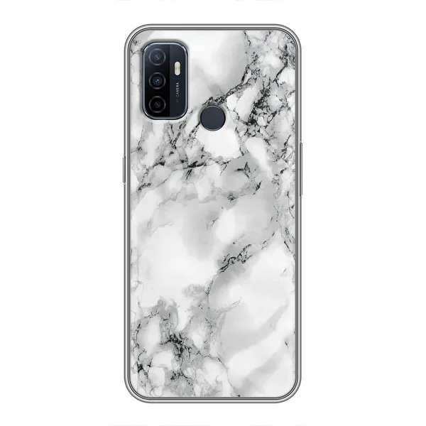 Чехол с рисунком «Белый мрамор» для OPPO A53 Чехол с рисунком «Белый мрамор» для OPPO A53