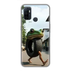 Чехол с мемами тралалело тралала для Oppo A53 (Бонека амбалабу)