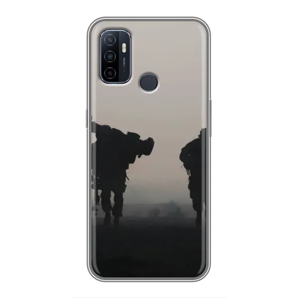 Чехол с рисунком «Бой солдат» для OPPO A53 Чехол с рисунком «Бой солдат» для OPPO A53