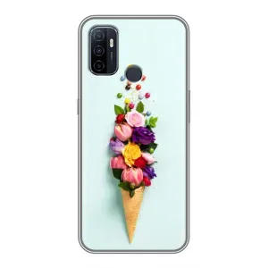 Чохли з тематикою "КВІТИ" на Oppo A53 (Квітка-морозиво)