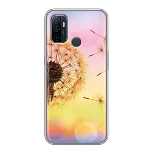 Силіконовий Чохол з кульбабками на Oppo A53 (Квітка-кульбаба)