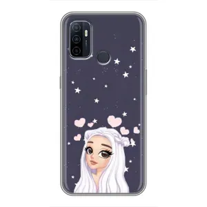 Чохол Стильні дівчата на Oppo A53 (Дівчина та серця)