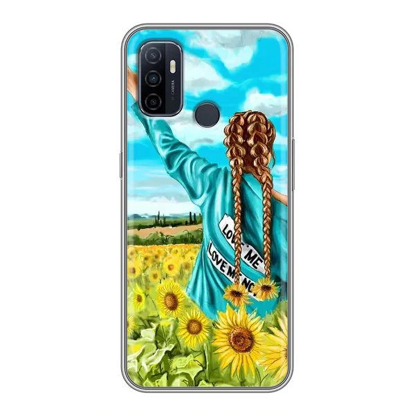 Чехол с рисунком «Девушка на поле» для OPPO A53 Чехол с рисунком «Девушка на поле» для OPPO A53