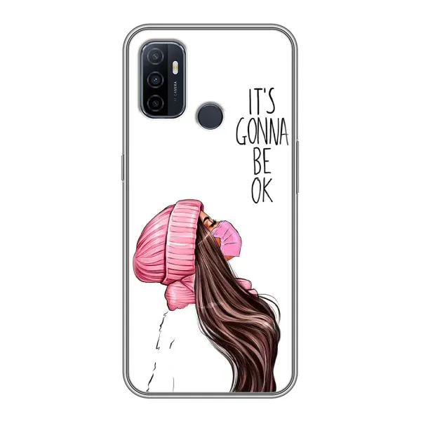 Чехол с рисунком «Девушка в маске» для OPPO A53 Чехол с рисунком «Девушка в маске» для OPPO A53