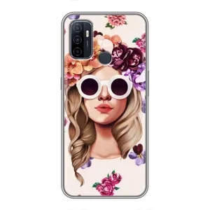 Чохол з картинкою Модні Дівчата Oppo A53 (Дівчина в окулярах)