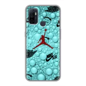 Силіконовый Чохол Nike Air Jordan на Оппо А53 (Джордан Найк)