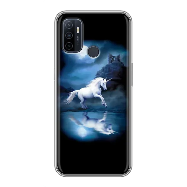 Чехол с рисунком «Единорог» для OPPO A53