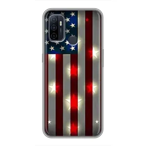 Чехол Флаг USA для Oppo A53 (Флаг США 2)