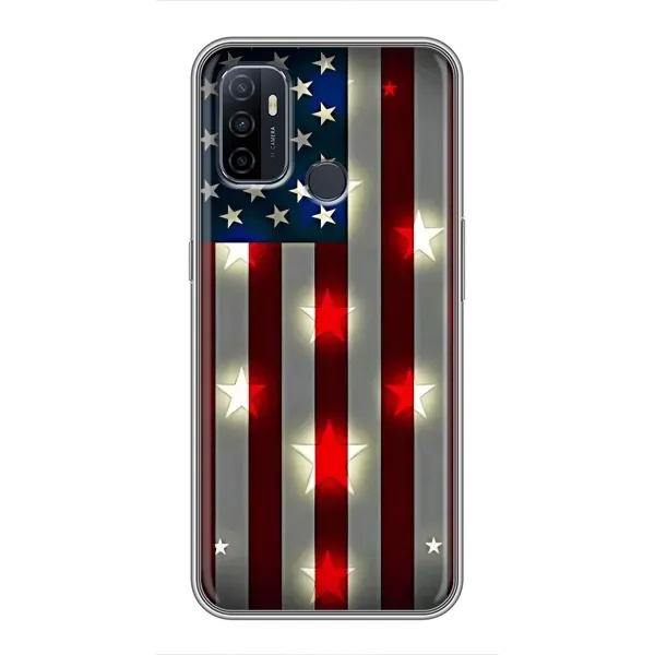 Чехол с рисунком «Флаг США 2» для OPPO A53