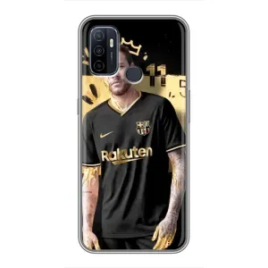 Силиконовый Чехол Oppo A53 (Gold Neymar)