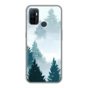 Летний Чехол на Oppo A53 (Горный лес)