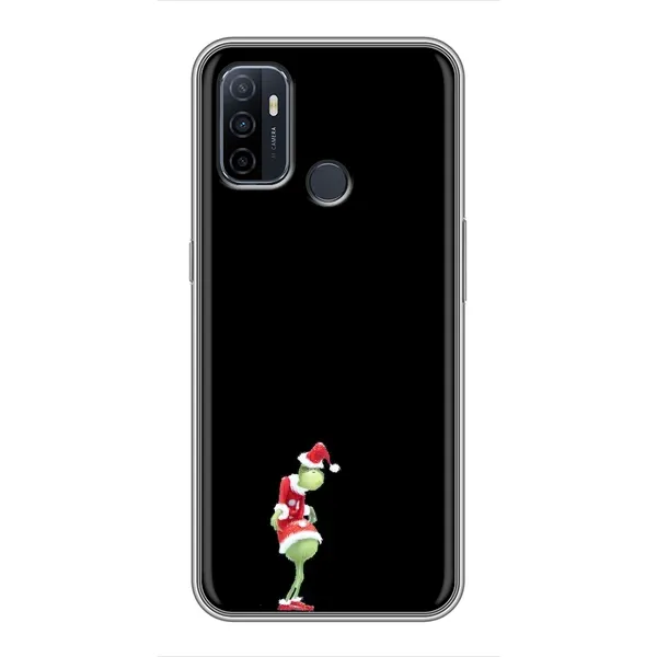 Чехол с рисунком «Гринч на чорном» для OPPO A53 Чехол с рисунком «Гринч на чорном» для OPPO A53