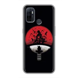 Чохли з принтом Ітачі Учіха на Oppo A53 (Ітачі на чорному)