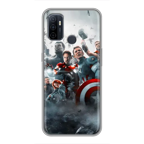 Чехол с рисунком «Команда марвел» для OPPO A53