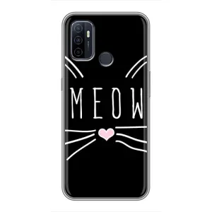 Бампер с изображением Котиков для Оппо А53 (КОТИК MEOW)