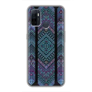 Силиконовый Чехол на Oppo A53 (Крутой орнамент)