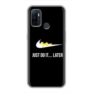 Силіконовый Чохол на Oppo A53 з картинкою НАЙК (Later)