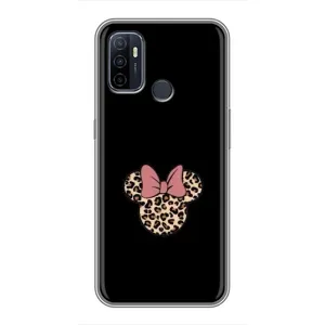 Чохол з леопардовим принтом на Oppo A53 (Леопардова Мінні)