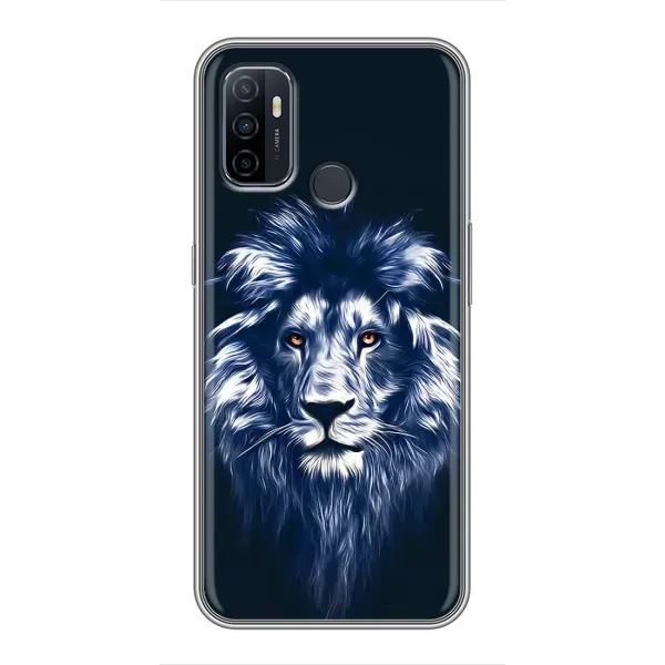 Чехол с рисунком «Лев - синий» для OPPO A53 Чехол с рисунком «Лев - синий» для OPPO A53