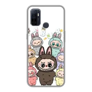 Чехол с рисунком «Маленькие Лабубу» для OPPO A53