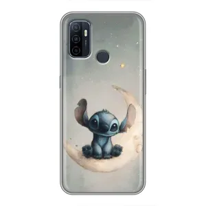 Чехол с рисунком Стич для OPPO A53 (Милый Стич)