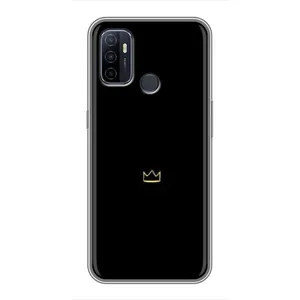 Чохол (Корона на чорному фоні) для Оппо А53 (Міні корона)