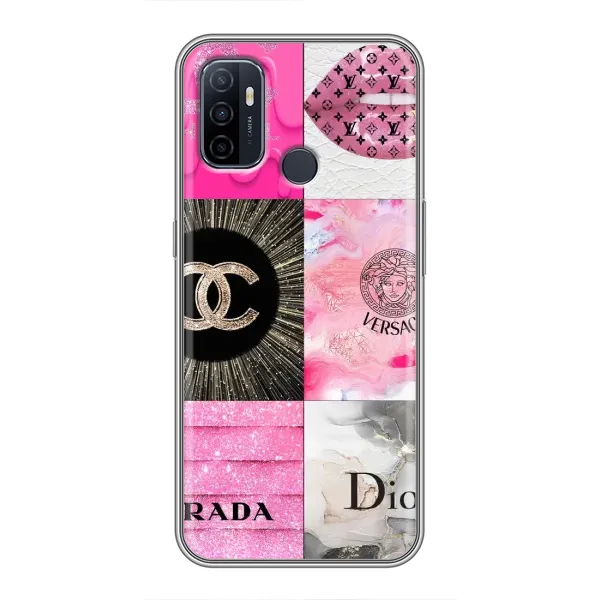 Чехол с рисунком «Модница» для OPPO A53