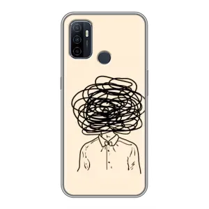 Чехол с рисунком «Мысли» для OPPO A53