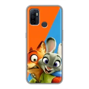 Чохли ЗООТРОПОЛІС для Oppo A53 (Нік і Хопс)