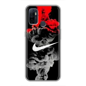 Силіконовый Чохол на Oppo A53 з картинкою НАЙК (Nike дим)