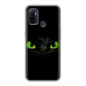 Чехол дракон Беззубик для Oppo A53 (Глаза Беззубика)