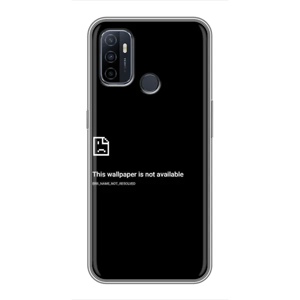 Чохол з малюнком «Помилка» для OPPO A53 Чохол з малюнком «Помилка» для OPPO A53