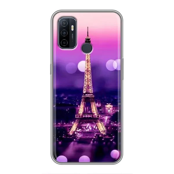 Чехол с рисунком «Париж башня» для OPPO A53 Чехол с рисунком «Париж башня» для OPPO A53