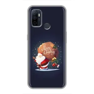 Чехол Санта Клаус для Oppo A53 (Подарки от Санты)
