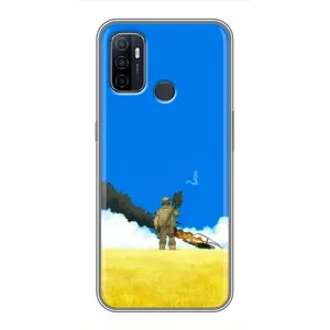 Чехлы на военную тематику для Oppo A53 (Попадание)