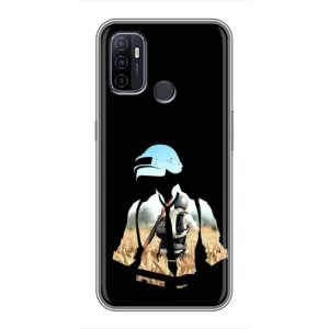Чохол з картинкою "Герой Pubg" на Oppo A53 (Пубг мен)
