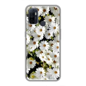 Чохол з ромашками на Oppo A53 (Рамка в ромашках)