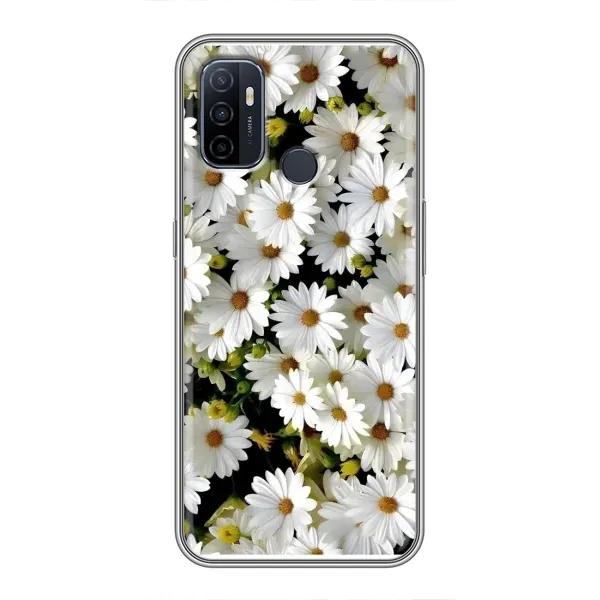 Чехол с рисунком «Рамка в ромашках» для OPPO A53 Чехол с рисунком «Рамка в ромашках» для OPPO A53