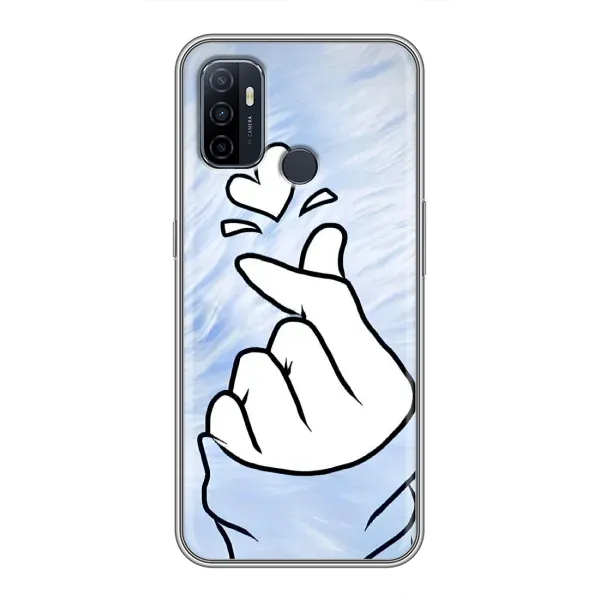 Чехол с рисунком «Сердечка знак» для OPPO A53 Чехол с рисунком «Сердечка знак» для OPPO A53
