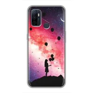 Силіконові Чохли Коханій людині для Oppo A53 (Кулі в небі)