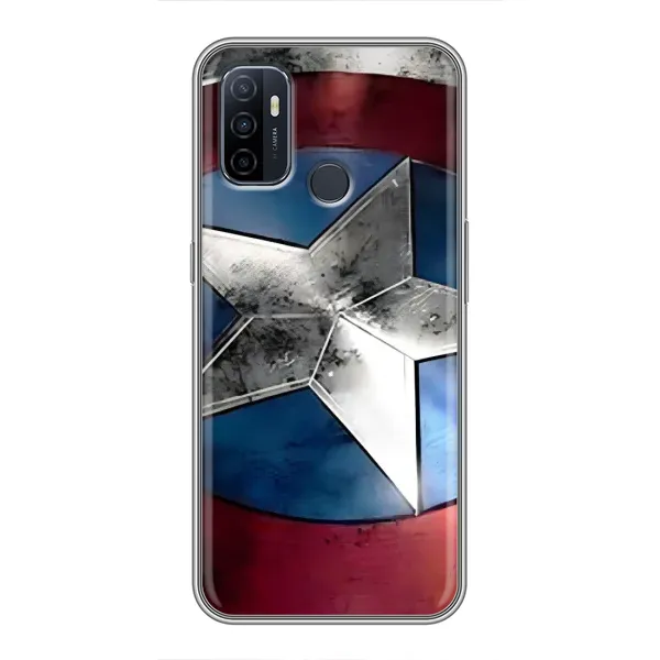 Чохол з малюнком «Щит Капітана Америки» для OPPO A53 Чохол з малюнком «Щит Капітана Америки» для OPPO A53