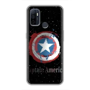 Чохол с Щітом Капітана Америки на Oppo A53 (Щит Капітана)