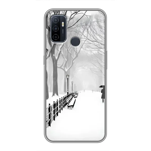 Чехол с рисунком «Снегом замело» для OPPO A53