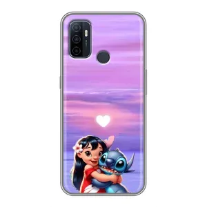 Чехол с рисунком Стич для OPPO A53 (Стич и Лило)