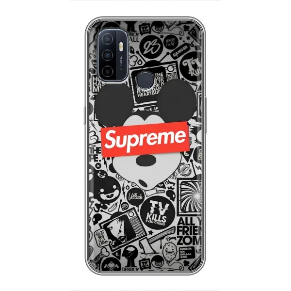 Чехол с рисунком «Supreme Маус» для OPPO A53 Чехол с рисунком «Supreme Маус» для OPPO A53