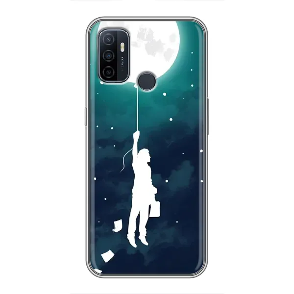 Чехол с рисунком «To The moon» для OPPO A53