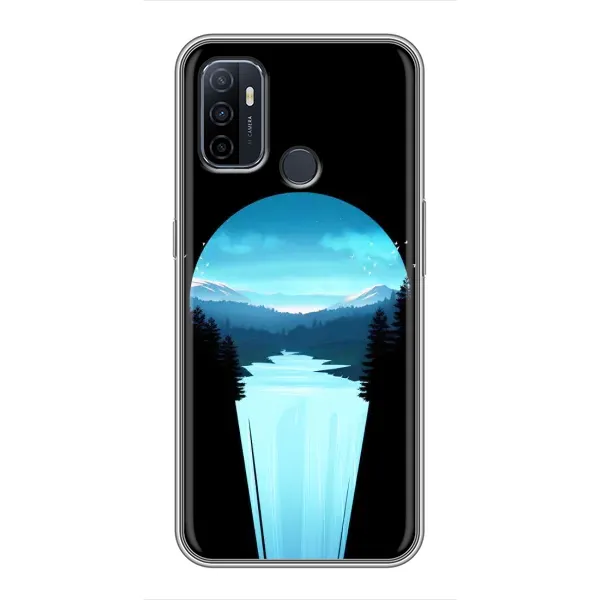 Чехол с рисунком «Синий Водопад» для OPPO A53 Чехол с рисунком «Синий Водопад» для OPPO A53
