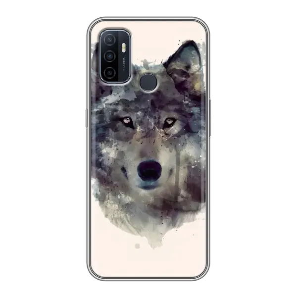 Чехол с рисунком «Волк» для OPPO A53 Чехол с рисунком «Волк» для OPPO A53