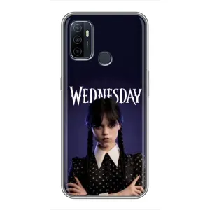 Чехлы с принтом Уэнсдей на Oppo A53 (Wednesdey)